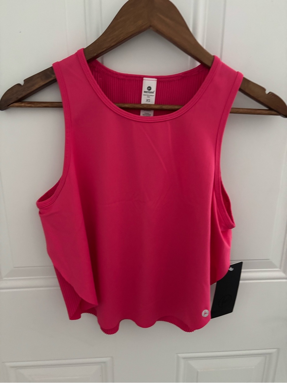 90 Degree By Reflex Raspberry Athletic Tank Top